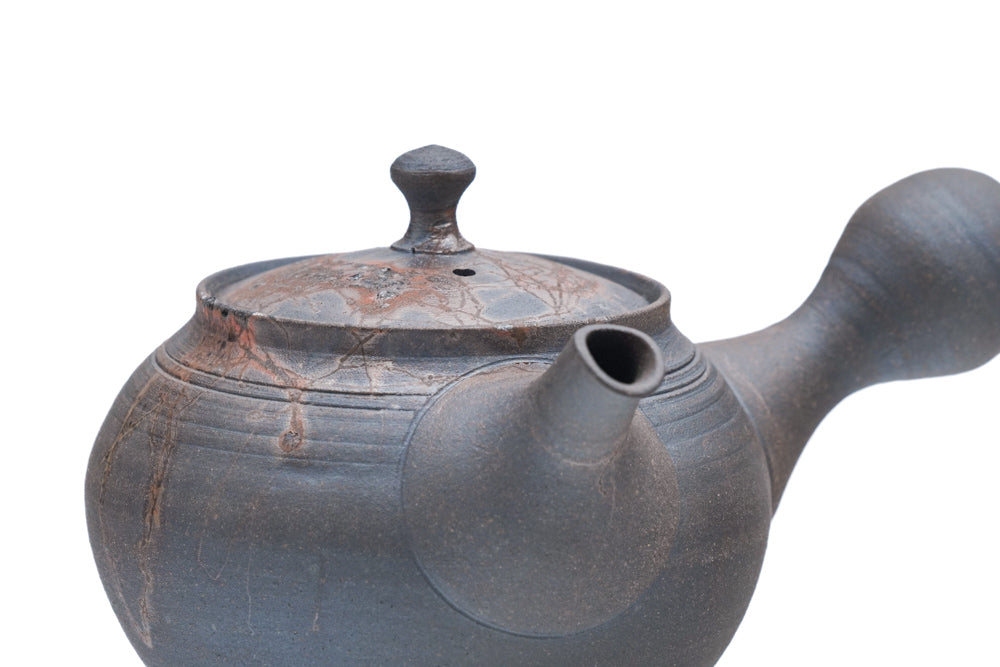 Mogake Yakishime Tokoname Teapot - Thumbnail 5