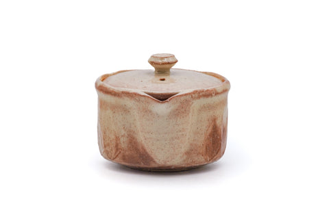 Japanese Tea Set - Hagi Hohin, Yuzamashi, and 6 Yunomi