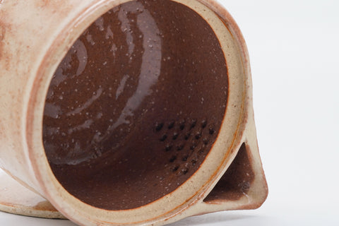 Japanese Tea Set - Hagi Hohin, Yuzamashi, and 6 Yunomi