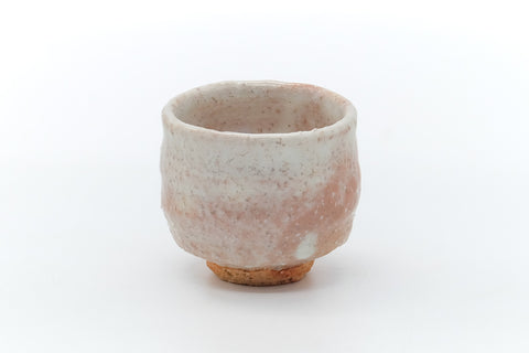 Japanese Teacup - Beige White Hagi Yunomi - 100ml