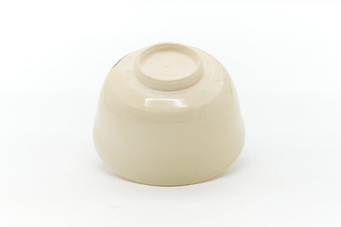 Japanese Matcha Bowl - Colourful Floral Geometric Motif Kyo-yaki Chawan - 400ml