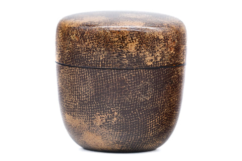 Japanese Natsume - Brown Gradient Black Lacquer Tea Caddy