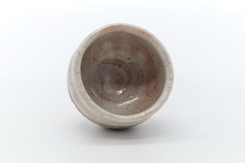 Japanese Teacup - Beige White Hagi Yunomi - 100ml