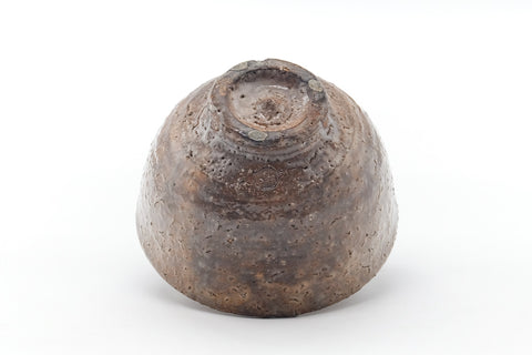 Japanese Matcha Bowl - Earthy Brown Textured Hagi Chawan - 500ml