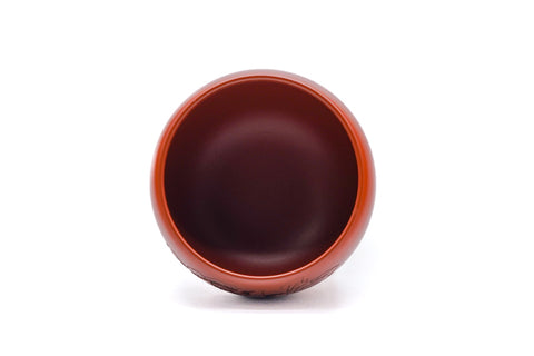 Japanese Teacup - Camellia Engraved Tokoname Yunomi - 110ml