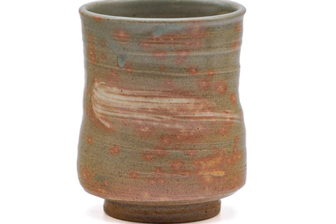 Japanese Teacups - Pair of Meoto Gohonte Hagi Yunomi