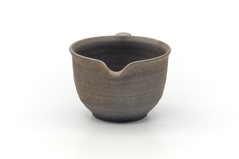 Japanese Yuzamashi - Brown Unglazed Ushirode Water Cooler - 290ml