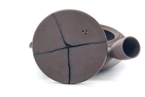 Japanese Kyusu - Engraved Banko-yaki Kintsugi Teapot - 220ml