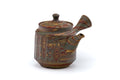 Tezumi — Japanese Kyusu - Faceted Nerikomi Tokoname Teapot - 250ml — three-quarter view