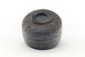 Underside of the chawan showing the ribbed foot and base.