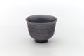 Tezumi — Japanese Teacup - Diamond Cut Banko Yunomi - 80ml — front view