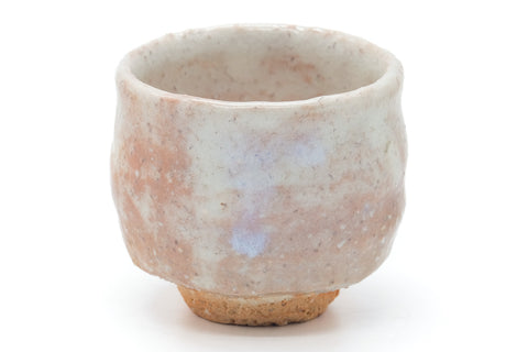 Japanese Teacup - Beige White Hagi Yunomi - 100ml