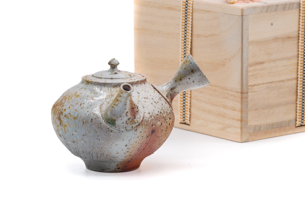 Japanese Kyusu - 白岩大祐 Shiraiwa Taisuke - Ash Glazed Teapot - 200ml