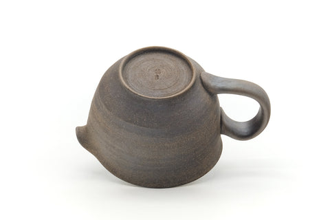 Japanese Yuzamashi - Brown Unglazed Ushirode Water Cooler - 290ml