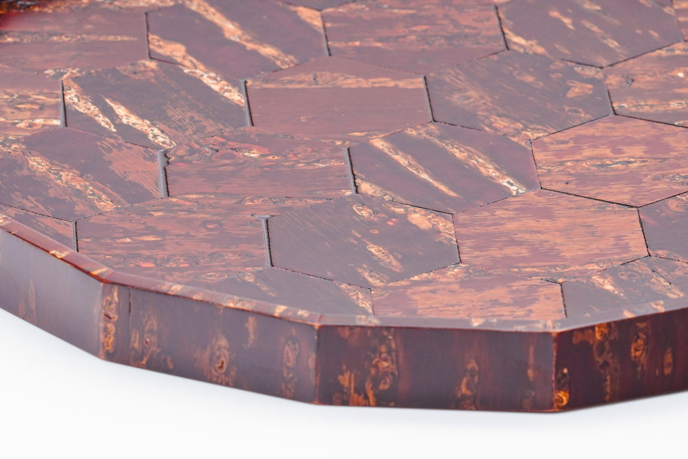 Kabazaiku Maru-bon - 16-sided Wooden Cherry Bark Tray - Thumbnail 5