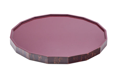 Kabazaiku Maru-bon - 16-sided Wooden Cherry Bark Tray