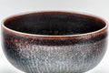 Japanese Matcha Bowl - Red Tenmoku Glazed Wan-nari Chawan with Dark Bamboo Set - 250ml - Tezumi