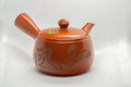 Tezumi — Japanese Kyusu - Large Kanji Tokoname-yaki Ceramic Teapot - 260ml — three-quarter view