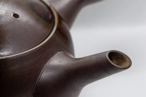 Tezumi — Japanese Kyusu - Banko-yaki Ceramic Teapot - 250ml — interior view showing the filter
