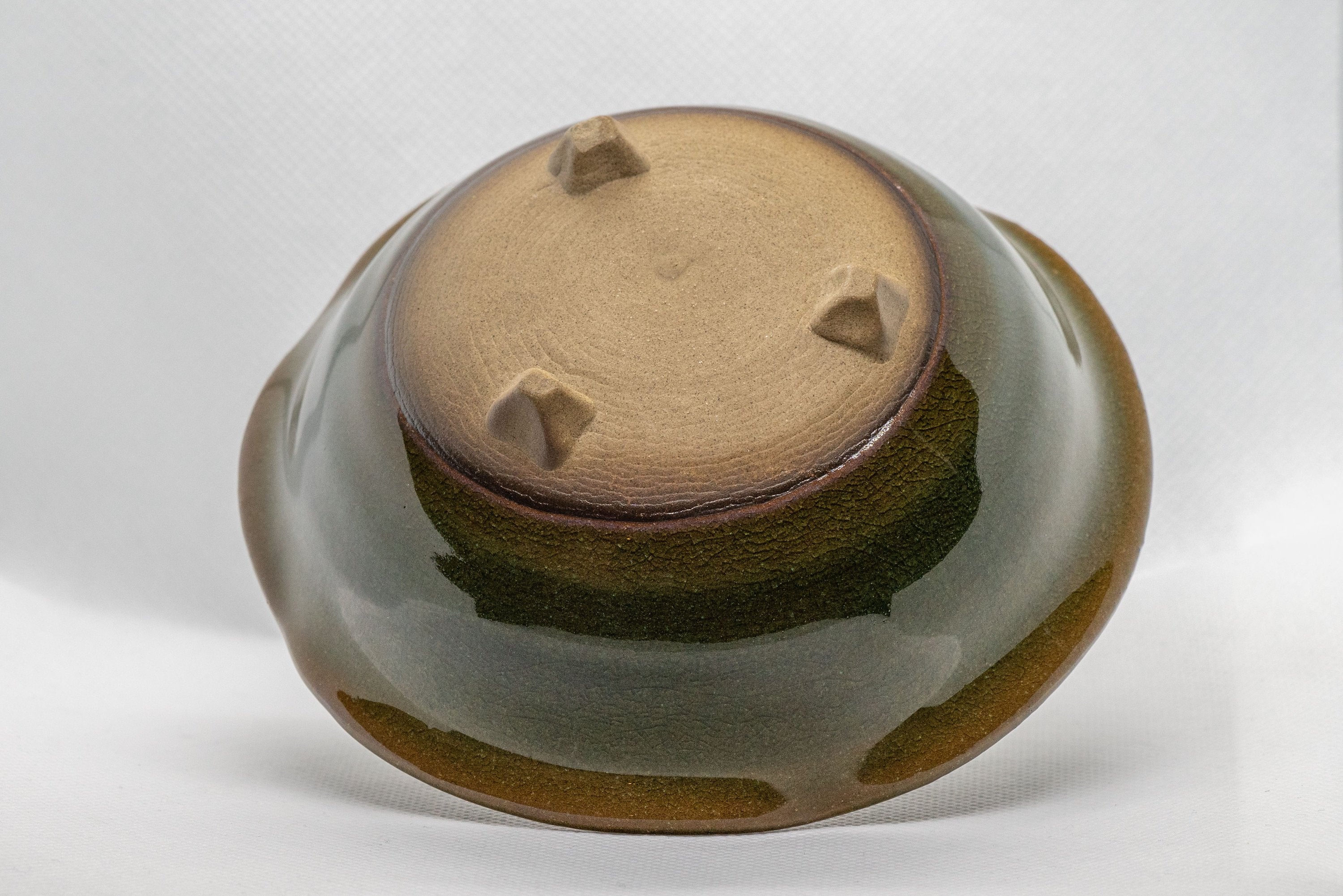 Japanese Bowl - Small Three Feet Bowl with Ash Glaze - Tezumi