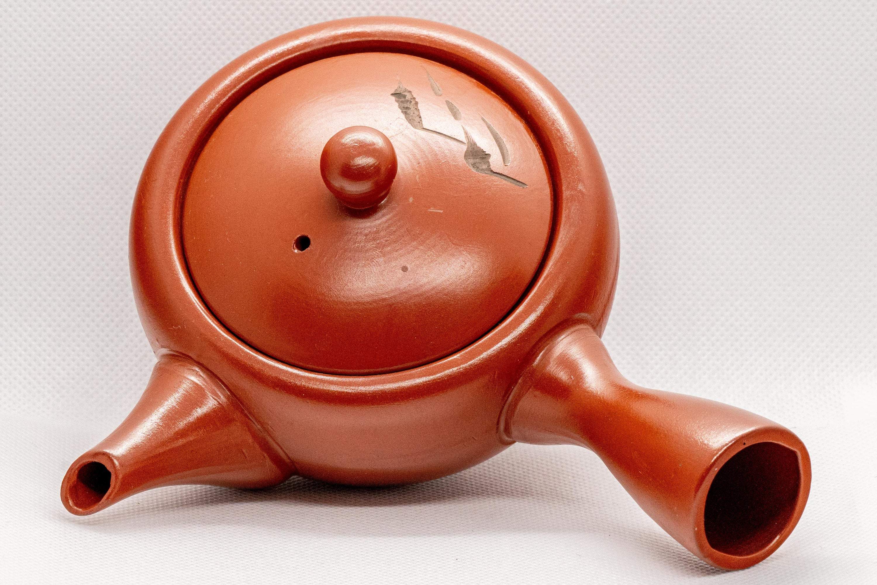 Japanese Kyusu - Tokoname-yaki Ceramic Teapot with Mesh Strainer - 225ml