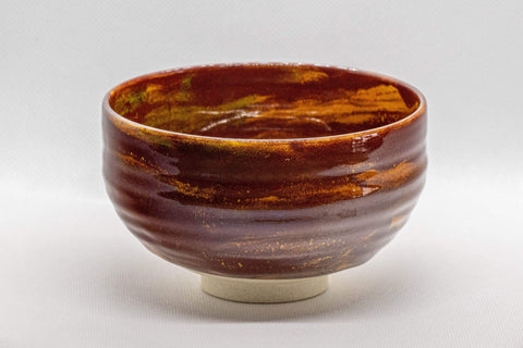 Tezumi — Japanese Matcha Bowl - Dojimari-gata — top-down view of the interior