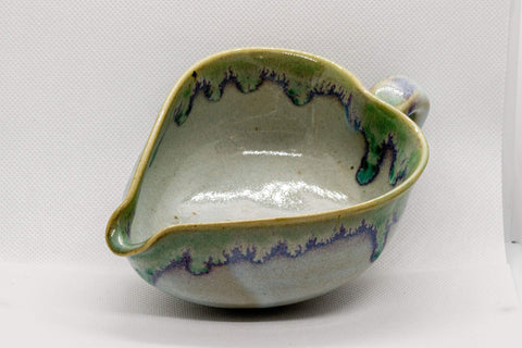 Japanese Yuzamashi - Green/Purple Glazed Water Cooler -  220ml - Tezumi