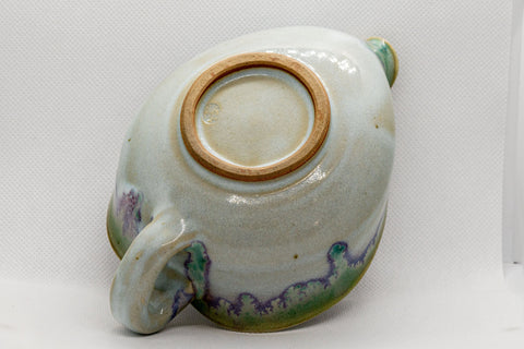 Japanese Yuzamashi - Green/Purple Glazed Water Cooler -  220ml - Tezumi