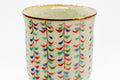 Tezumi — Japanese Teacup - Shibukusa-yaki Tsutsu-gata Yunomi - 135ml — front view from another angle