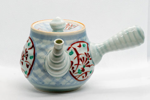 Japanese Kyusu - Sky Blue Arita-yaki - Porcelain Teapot - 375ml