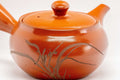 Tezumi — Japanese Kyusu - Tokoname-yaki Ceramic Teapot with Mesh Strainer - 300ml — side profile showing the spout and handle