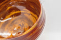 Tezumi — Japanese Matcha Bowl - Dojimari-gata — closeup of the glaze