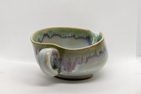 Japanese Yuzamashi - Green/Purple Glazed Water Cooler -  220ml - Tezumi