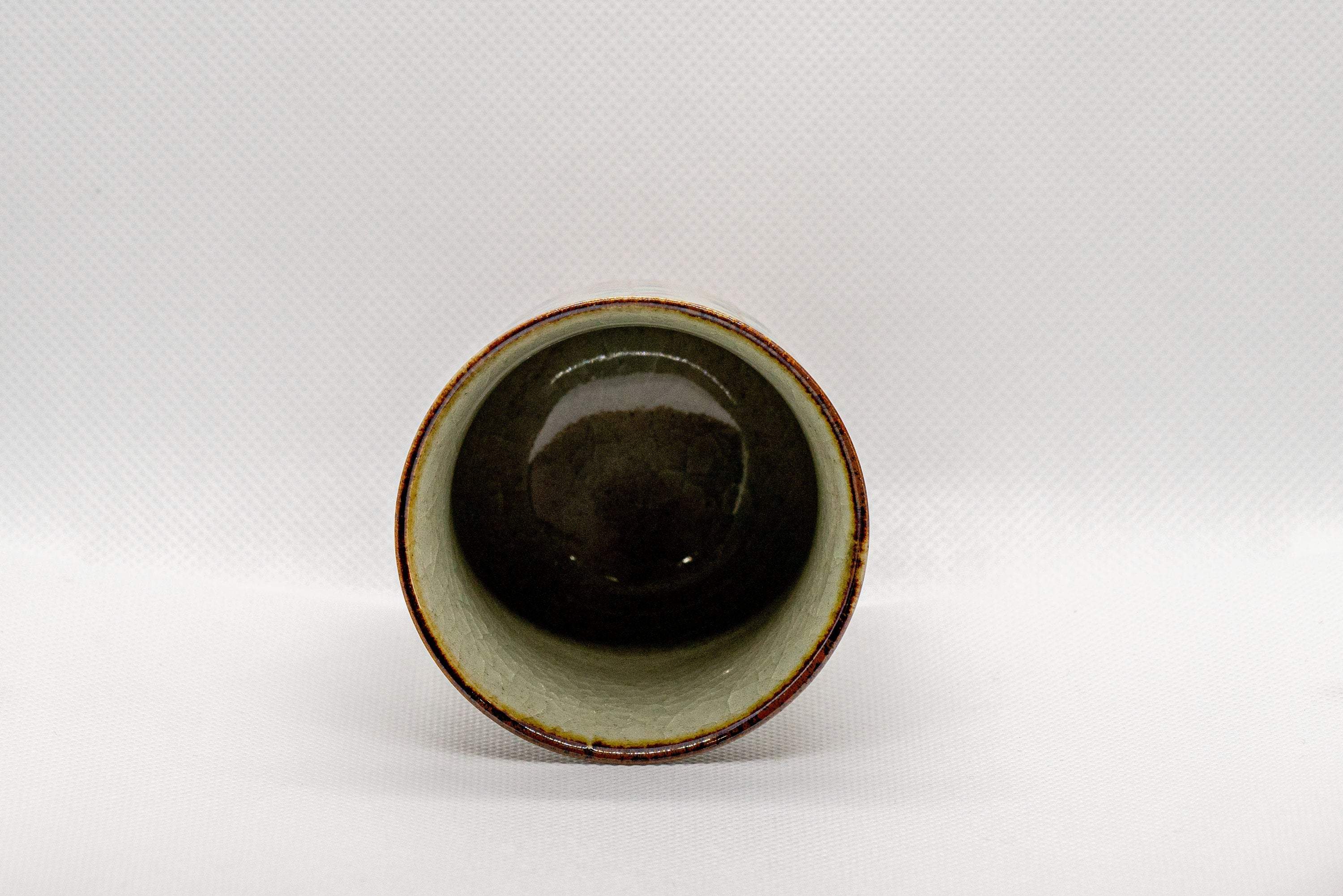 Tezumi Shibukusa-yaki Tsutsu-gata Yunomi Teacup - Thumbnail 5