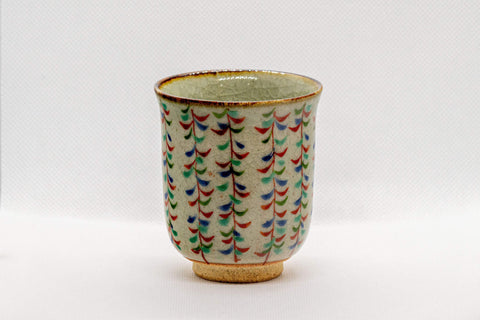 Japanese Teacup - Shibukusa-yaki Tsutsu-gata Yunomi - 135ml - Tezumi