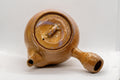 Tezumi — Japanese Kyusu - Maru-gata Hagi-yaki Do-ake Teapot - 350ml — top-down view of the lid