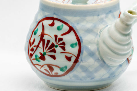 Japanese Kyusu - Sky Blue Arita-yaki - Porcelain Teapot - 375ml