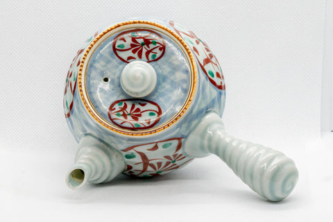 Japanese Kyusu - Sky Blue Arita-yaki - Porcelain Teapot - 375ml