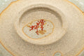 Tezumi — Japanese Matcha Bowl - Shibukusa-yaki Badarai-gata chawan — inverted showing the foot ring