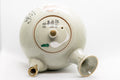 Tezumi — Japanese Kyusu - Maru-gata Teapot with Calligraphy, Gilding, and Painted Figures - 450ml — three-quarter view from the opposite side