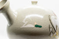 Tezumi — Japanese Kyusu - Maru-gata Teapot with Calligraphy, Gilding, and Painted Figures - 450ml — closeup of the decoration