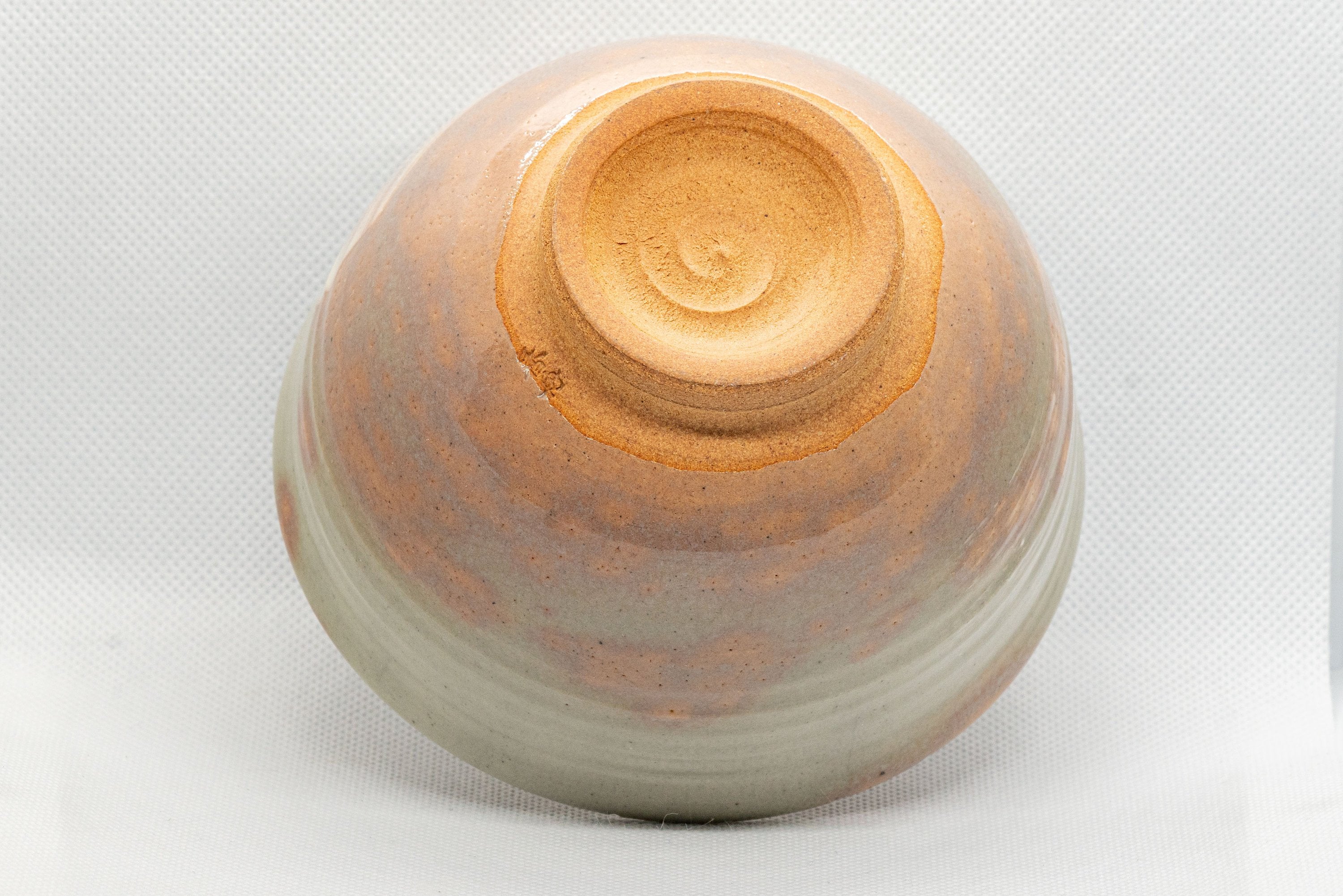 Japanese Matcha Bowl - Shigaraki-yaki Gohonte Wan-nari Chawan - Nishio Kashu - Tezumi