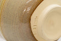 Japanese Matcha Bowl - Akiyama Kiln Tsutsu-gata Akahada-yaki Chawan - 475ml - closeup of the underside and foot ring