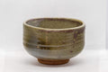 Japanese Matcha Bowl - Olive Green Hantsutsu-gata Chawan - 450ml - Tezumi