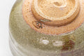 Japanese Matcha Bowl - Olive Green Hantsutsu-gata Chawan - 450ml - Tezumi
