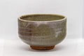 Japanese Matcha Bowl - Olive Green Hantsutsu-gata Chawan - 450ml - Tezumi