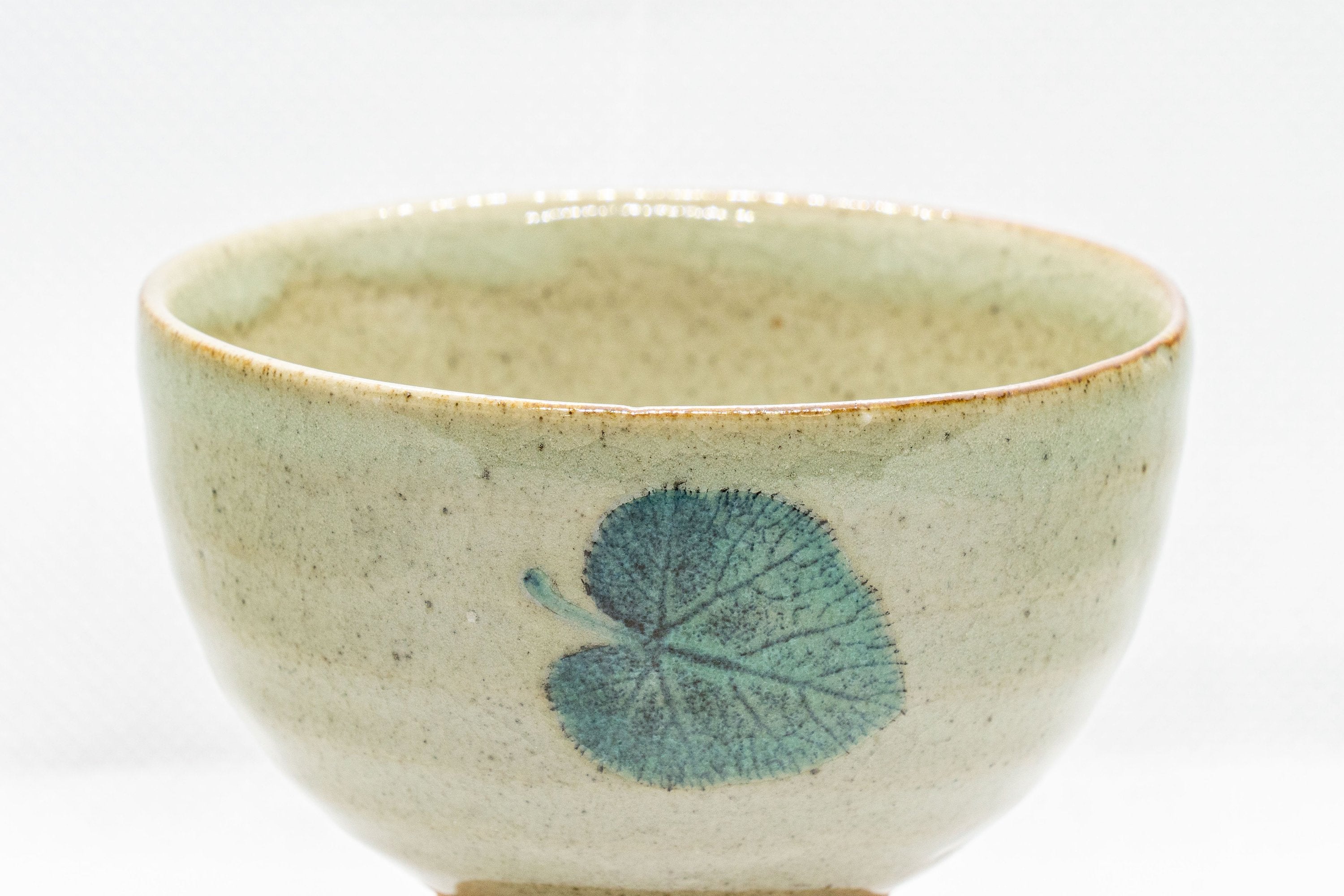 Japanese Teacup - Celadon Sugi-nari Yunomi - 160ml - Tezumi