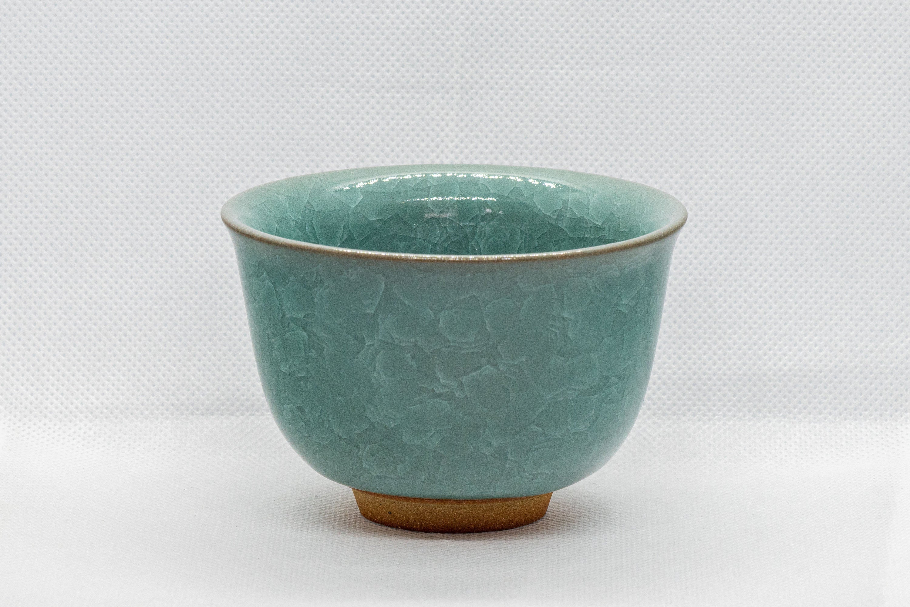 Japanese Teacup - Tachikichi (橘吉) Robin's Egg Blue Celadon Yunomi - 160ml