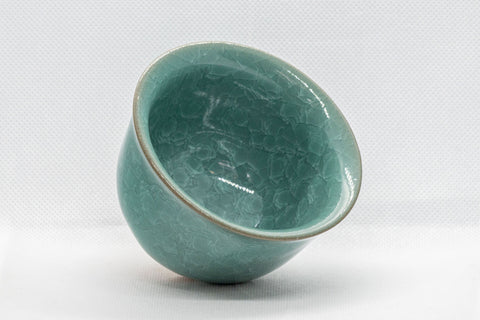 Japanese Teacup - Tachikichi (橘吉) Robin's Egg Blue Celadon Yunomi - 160ml