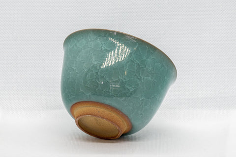 Japanese Teacup - Tachikichi (橘吉) Robin's Egg Blue Celadon Yunomi - 160ml